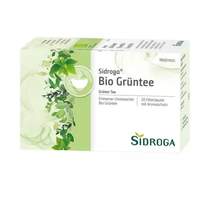 SIDROGA Wellness rohelise tee filtrikott, 20X1.7 g SIDROGA Wellness rohelise tee filtrikott, 20X1.7 g