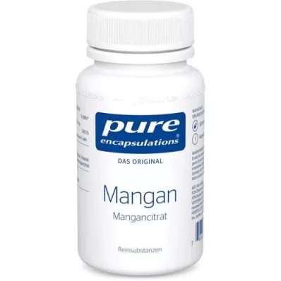 PURE ENCAPSULATIONS Mangaan Mangaan tsitraat kapslid, 60 kapslit