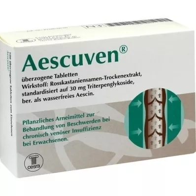 AESCUVEN kaetud tabletid, 100 tk