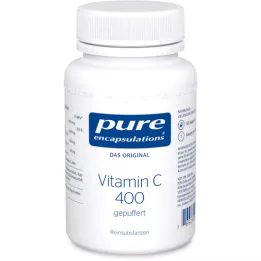 PURE ENCAPSULATIONS C-vitamiin 400 puhverdatud kapslit, 90 tk