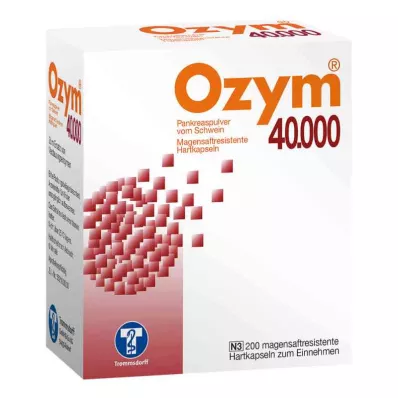 OZYM 40 000 kõvakapslit, entero-kattega, 200 tk