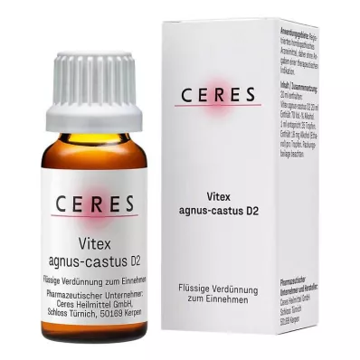 CERES Vitex Agnus castus D 2 lahjendus, 20 ml CERES Vitex Agnus castus D 2 lahjendus, 20 ml