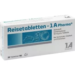 REISETABLETTEN-1A Pharma, 20 tk