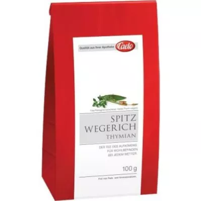 SPITZWEGERICH THYMIAN Tea Caelo HV-pakend, 100 g SPITZWEGERICH THYMIAN Tea Caelo HV-pakend, 100 g