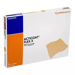 ACTICOAT Flex 3 10x10 cm side, 5 tk