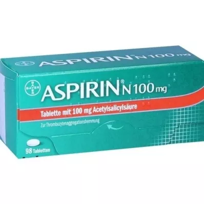 ASPIRIN N 100 mg tabletid, 98 tk