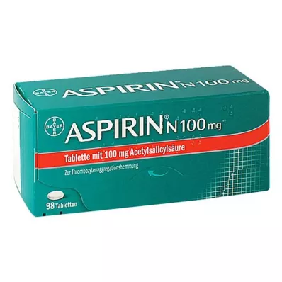 ASPIRIN N 100 mg tabletid, 98 tk