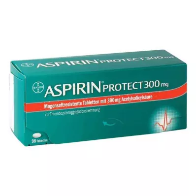 ASPIRIN Protect 300 mg kõhukese polümeerikattega tabletid, 98 tk