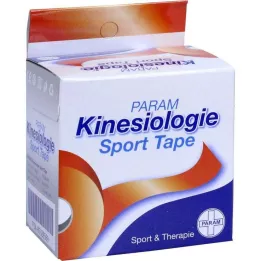 KINESIOLOGIE Spordilint 5 cmx5 m punane, 1 tk