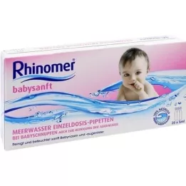 RHINOMER babysanft merevesi 5ml üheannuseline pip., 20X5 ml