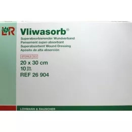 VLIWASORB superabsorb.absorb.comp.sterile 20x30 cm, 10 tk