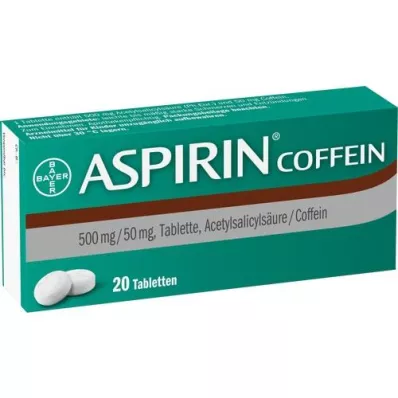 ASPIRIN Kofeiinitabletid, 20 tk