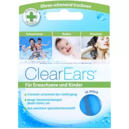CLEAREARS kõrvaklapid vee eemaldamiseks, 10 tk
