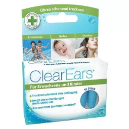 CLEAREARS kõrvaklapid vee eemaldamiseks, 10 tk