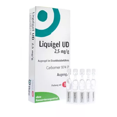 LIQUIGEL UD 2,5 mg/g oftalmiline geel üheannuselises pakendis, 30X0,5 g