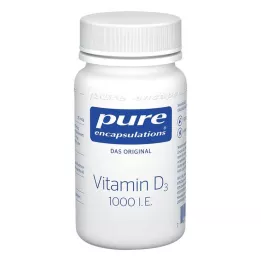 PURE ENCAPSULATIONS D3-vitamiin 1000 I.U. kapslid, 60 kapslit
