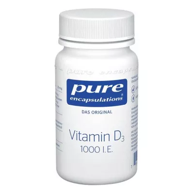 PURE ENCAPSULATIONS D3-vitamiin 1000 I.U. kapslid, 60 kapslit