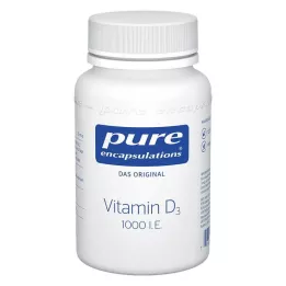 PURE ENCAPSULATIONS D3-vitamiin 1000 I.U. kapslid, 120 kapslit