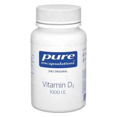 PURE ENCAPSULATIONS D3-vitamiin 1000 I.U. kapslid, 120 kapslit