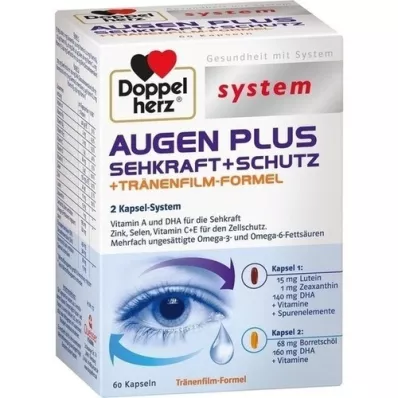 DOPPELHERZ Eyes plus vision+protection system kapslid, 60 tk