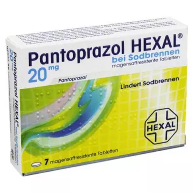 Pantoprazole Hexal b.Heartburn gastroresistentsed tabletid, 7 tk