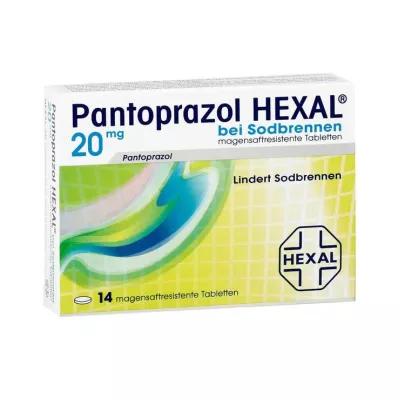 Pantoprazole Hexal b.Heartburn gastroresistentsed tabletid, 14 tk