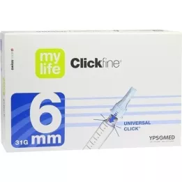 MYLIFE Clickfine pliiatsi nõelad 6 mm 31 G, 100 tk