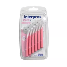 INTERPROX pluss nano roosa hambahari, 6 tk