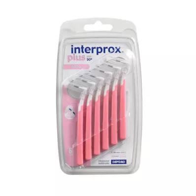 INTERPROX pluss nano roosa hambahari, 6 tk