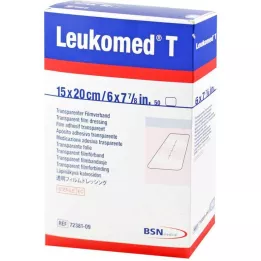 LEUKOMED transp.steriilsed plaastrid 15x20 cm, 50 tk