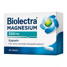 BIOLECTRA Magneesium 300 mg kapslid, 20 kapslit