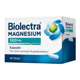 BIOLECTRA Magneesium 300 mg kapslid, 40 kapslit