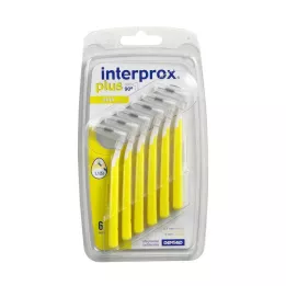 INTERPROX pluss kollane mini hambahari, 6 tk