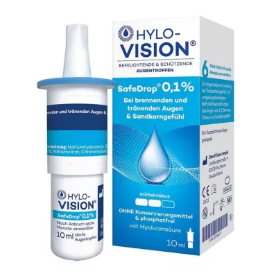 HYLO-VISION SafeDrop 0,1% silmatilgad, 10 ml HYLO-VISION SafeDrop 0,1% silmatilgad, 10 ml