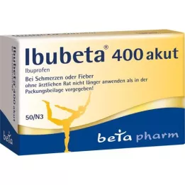 IBUBETA 400 akuutset õhukese polümeerikattega tabletti, 50 tk