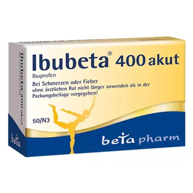 IBUBETA 400 akuutset õhukese polümeerikattega tabletti, 50 tk