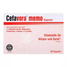 CEFAVORA memo pehmed želatiinikapslid, 30 tk
