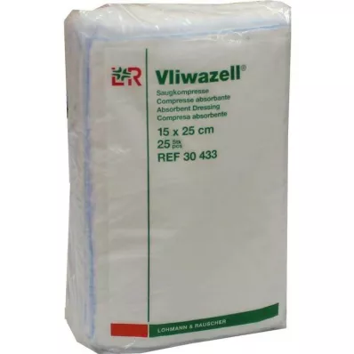 VLIWAZELL Imav kompressid mittesteriilsed 15x25 cm, 25 tk