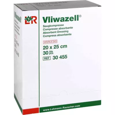 VLIWAZELL Imav kompressid steriilsed 20x25 cm, 30 tk VLIWAZELL Imav kompressid steriilsed 20x25 cm, 30 tk