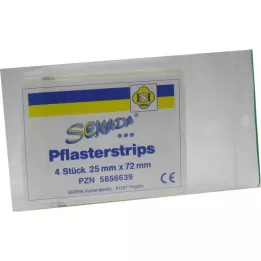 SENADA Kipsiribad 25x72 mm, 4 tk