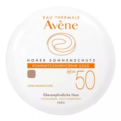 AVENE kompaktne päikesekreem SPF 50 kuld, 10 g