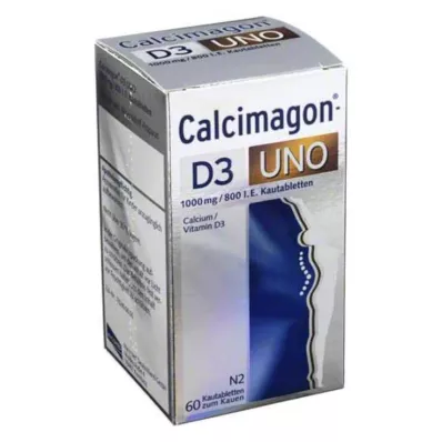 CALCIMAGON D3 Uno närimistabletid, 60 tk