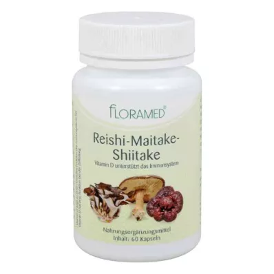 REISHI-MAITAKE-Shitake kapslid, mis on head tervetele rakkudele, 60 tk