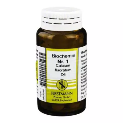 BIOCHEMIE 1 Calcium fluoratum D 6 tabletti, 100 tk