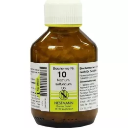 BIOCHEMIE 10 Natrium sulphuricum D 6 tabletti, 400 tk
