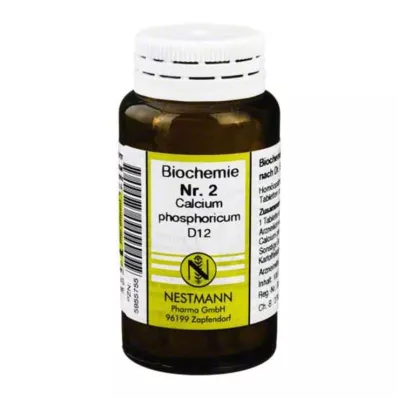 BIOCHEMIE 2 Calcium phosphoricum D 12 tabletti, 100 tk BIOCHEMIE 2 Calcium phosphoricum D 12 tabletti, 100 tk