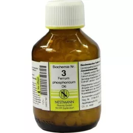 BIOCHEMIE 3 Ferrum phosphoricum D 6 tabletti, 400 tk