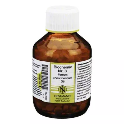 BIOCHEMIE 3 Ferrum phosphoricum D 6 tabletti, 400 tk