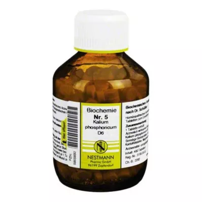 BIOCHEMIE 5 Kalium phosphoricum D 6 tabletti, 400 tk