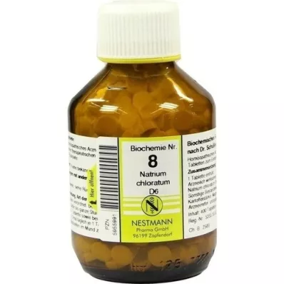 BIOCHEMIE 8 Natrium chloratum D 6 tabletti, 400 tk